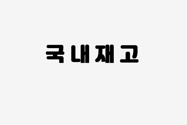 국내재고