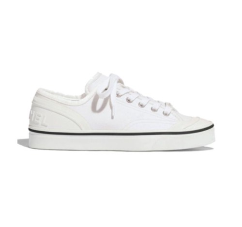 (HappyShoese공장) C. 캔버스 스니커즈 화이트