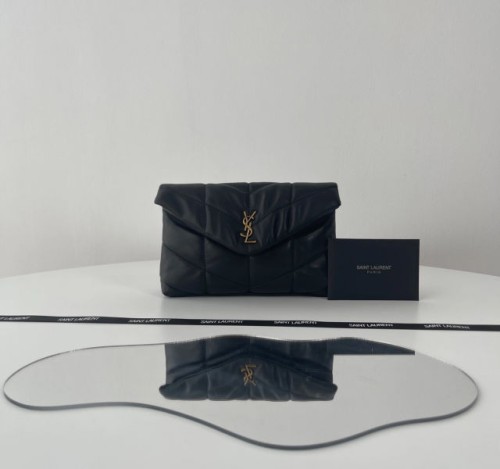 (블랙 프레임 공장) YSL. 루루 푸퍼 클러치백