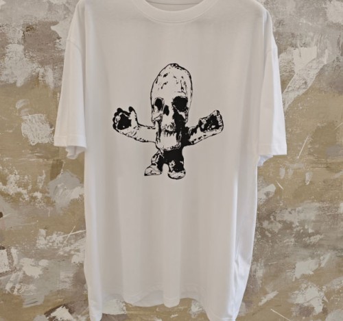 (GTR 공장) 크롬하츠 해골프린트 티셔츠(2color)
