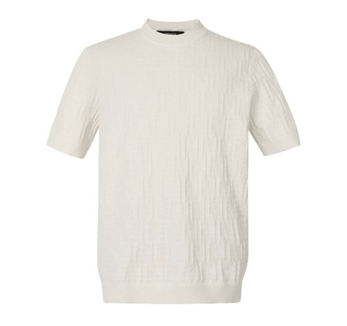 (잔디집2) FD 25SS 더블 F 니트 반팔(2color)