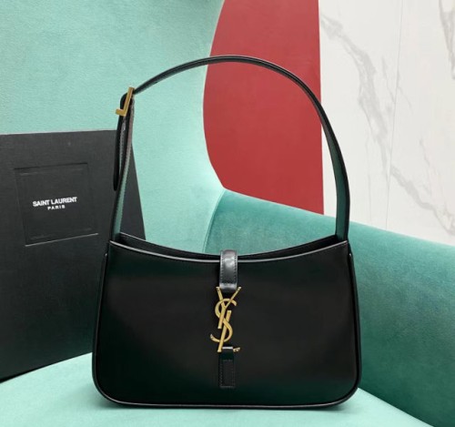 (석류공장) YSL. 로고 플라크 호보 숄더백(10color)