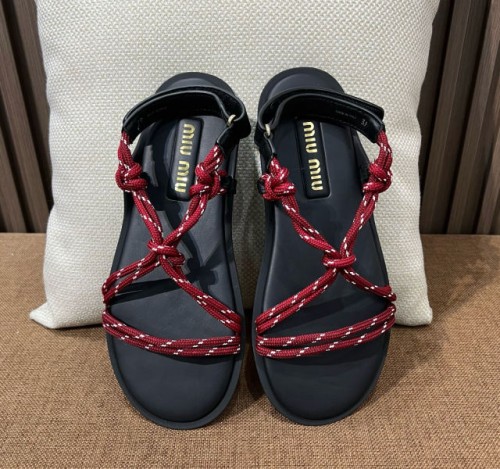 (IU공장) 미우미우 25ss 리비에르 샌들(3color)