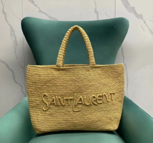 (석류공장) YSL. 라피아 토트 백
