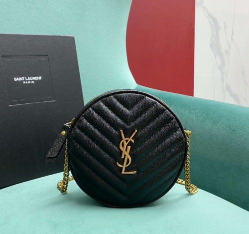(석류공장) YSL. 바이닐 라운드 카메라백(5color)