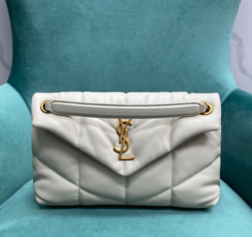 (석류공장) YSL. 루루 미디움 푸퍼백(10color)