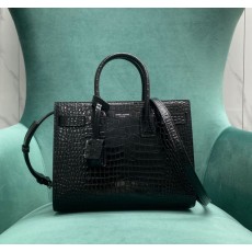 (석류공장) YSL. 삭드주르 크로커다일 버건디 백(3color)